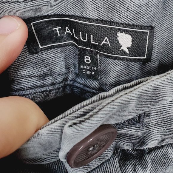 ARITZIA TALULA Cotton Grey Shorts - Picture 6 of 10